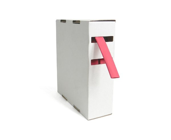 10m Dispensable Heat Shrink Box 6.4mmØ Red