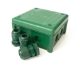 IP66 102x102x60 Green Box with Glands