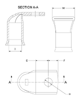 120mm² Cable Entry, M10 Hole, Right Angled