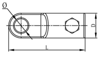 Mechanical Lug 25-95mm² Cable Range, M12 Hole