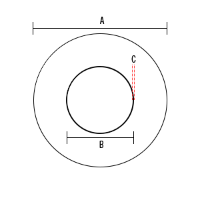 Brown 9.5mm Starting, 4.8mm Recovered