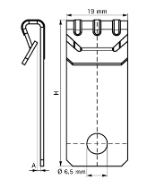 1-5mm Vertical Flange Hanger