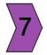 Number 7 (Colour Coded Violet)