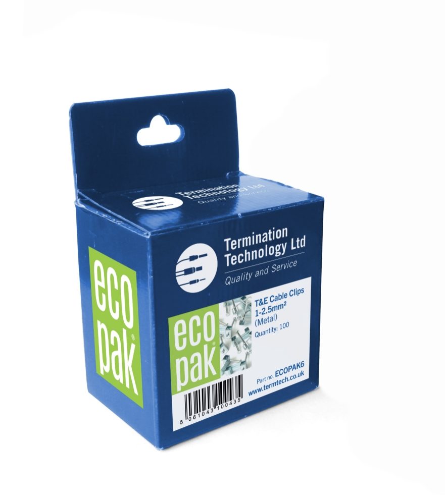 Ecopak® Top Up Pack With 1-2.5mm² Metal Twin & Earth Clips 