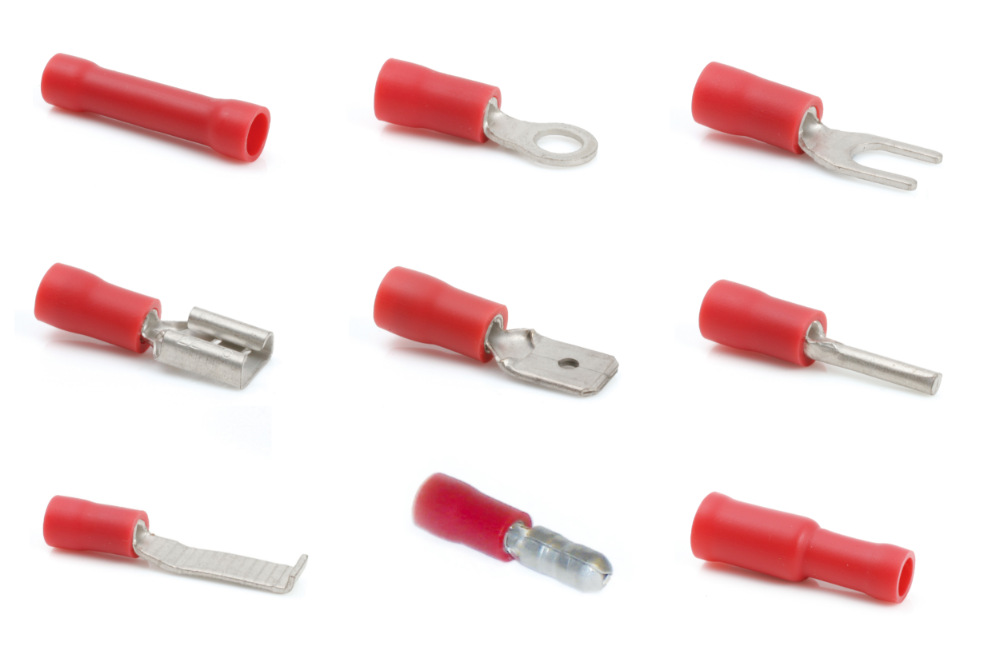 Pre Insulated Terminals Red 0.5mm²-1.5mm² - Termination Technology Ltd