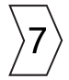 Number 7 (Black on White)