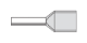 Twin 0.75mm² Cable, Grey Insulation, 8mm Pin Length