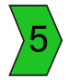 Number 5 (Colour Coded Green)