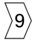 Number 9 (Black on White)
